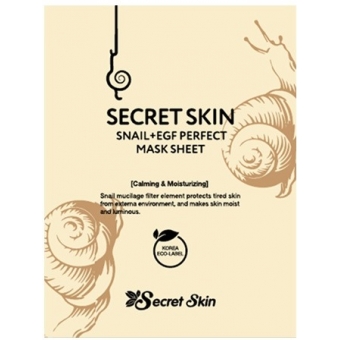 Тканевая маска с муцином улитки Secret Skin Snail + Egf Perfect Mask Sheet